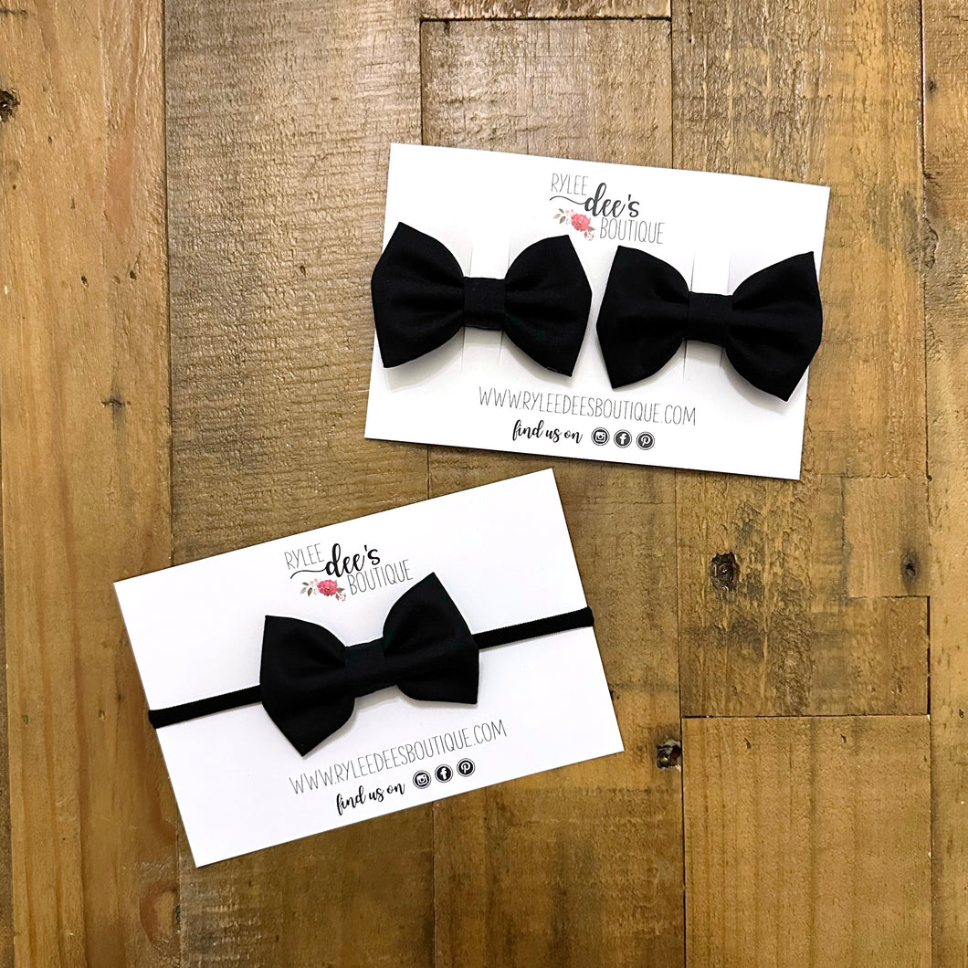 PENELOPE BOW | Classic Black