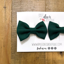 PENELOPE BOW | Classic Dark Green