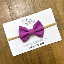 PENELOPE BOW | Classic Dahlia Purple