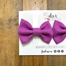 PENELOPE BOW | Classic Dahlia Purple