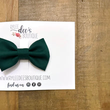 PENELOPE BOW | Classic Dark Green