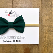 PENELOPE BOW | Classic Dark Green