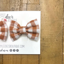 PENELOPE BOW | Neutral Gingham