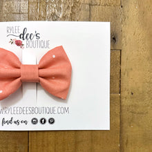 PENELOPE BOW | Peach Dots