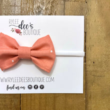 PENELOPE BOW | Peach Dots