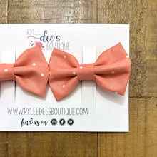 PENELOPE BOW | Peach Dots