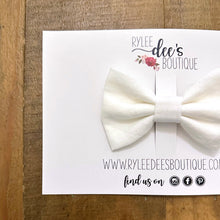PENELOPE BOW | Classic White