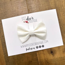 PENELOPE BOW | Classic White