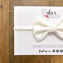 PENELOPE BOW | Classic White